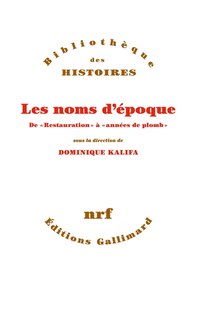 Front cover_Les noms d'époque
