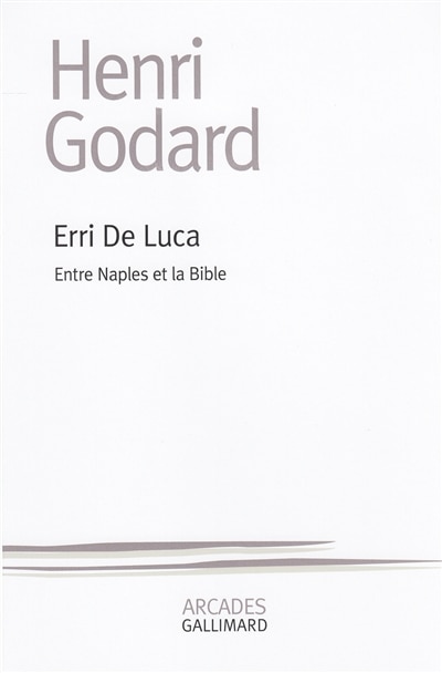 Front cover_Erri De Luca, entre Naples et la Bible