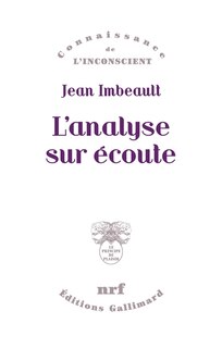 Front cover_L' analyse sur écoute