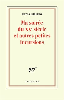 Front cover_Ma soirée du XXe siècle et autres petites incursions