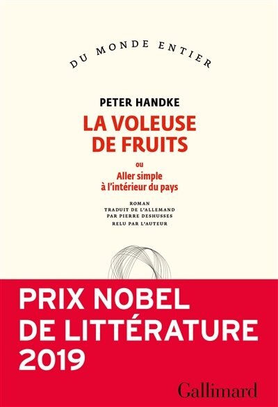 Couverture_La voleuse de fruits ou Aller simple à l'intérieur du pays