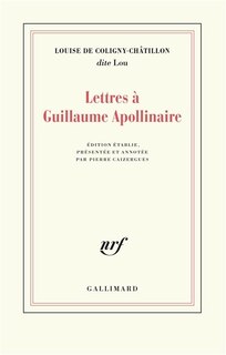 Couverture_Lettres À Guillaume Apollinaire