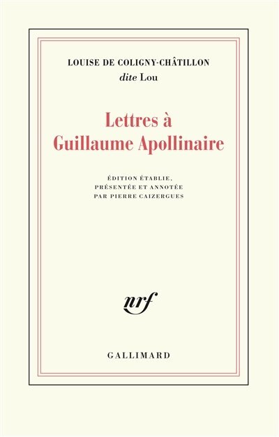 Couverture_Lettres À Guillaume Apollinaire