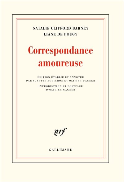 Front cover_Correspondance amoureuse