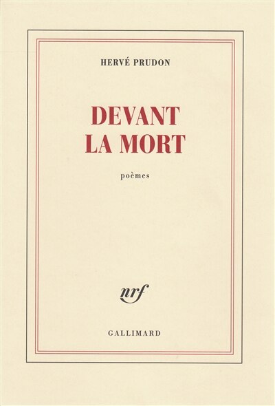 Front cover_Devant la mort