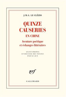 Front cover_Quinze causeries en Chine : aventure poétique et échanges littéraires
