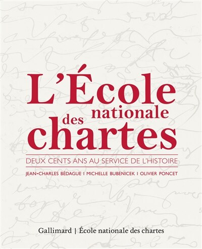 Front cover_L' Ecole nationale des chartes
