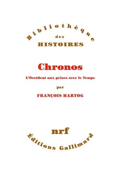 Front cover_Chronos : l'Occident aux prises avec le temps