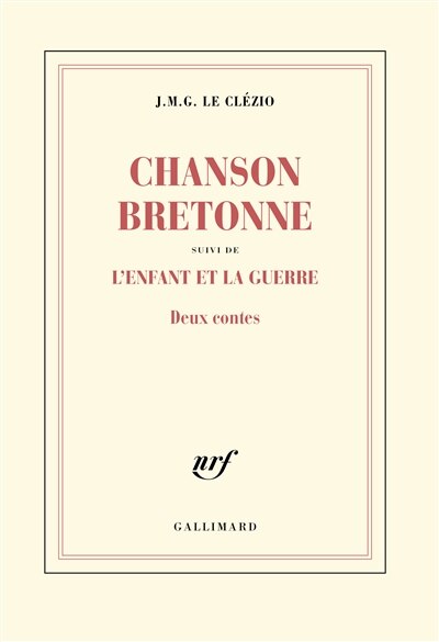 Front cover_Chanson bretonne ; L'enfant et la guerre : deux contes