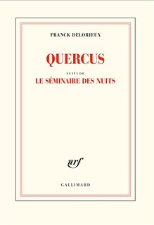 Front cover_Quercus ; Le séminaire des nuits