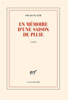 Front cover_En mémoire d'une saison de pluie