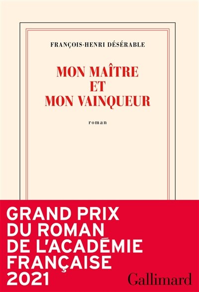 Couverture_Mon ma&icirc;tre et mon vainqueur