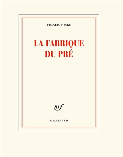 Front cover_La fabrique du pré