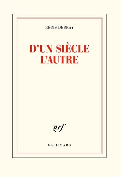 Front cover_D'un siècle l'autre
