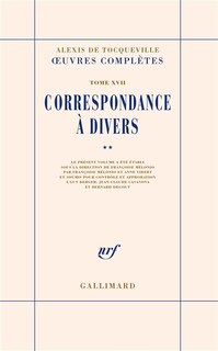 Front cover_Correspondance à divers