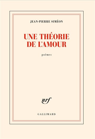 Front cover_Une théorie de l'amour