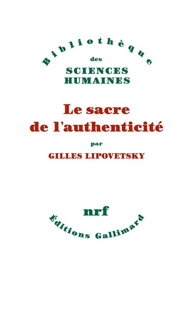 Couverture_Le sacre de l'authenticité