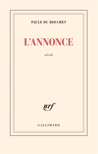 Front cover_L' annonce