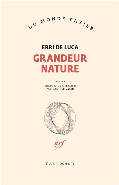 Front cover_Grandeur nature : récits