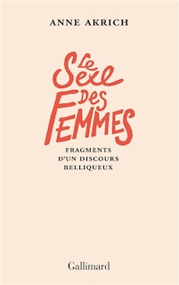 Front cover_Le sexe des femmes