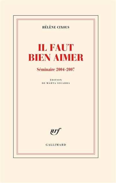 Front cover_Il faut bien aimer