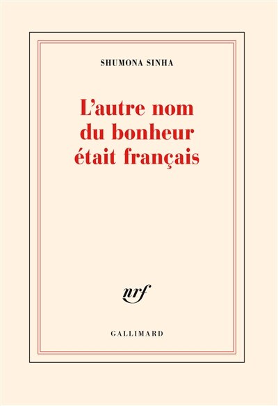 Front cover_L' autre nom du bonheur était français