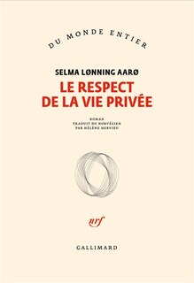 Front cover_LE RESPECT DE LA VIE PRIVÉE