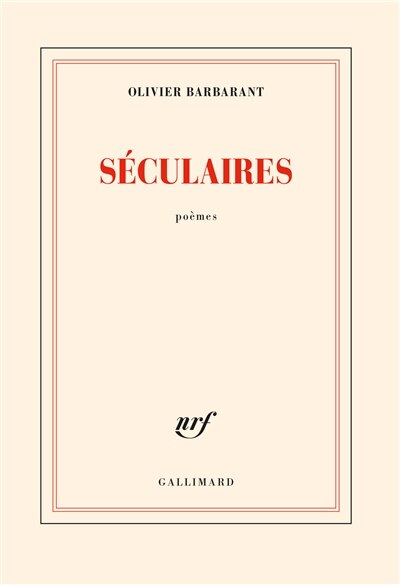 Front cover_Séculaires