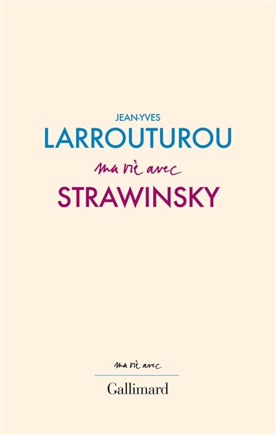 Front cover_Ma vie avec Strawinsky