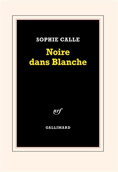 Front cover_NOIRE DANS BLANCHE