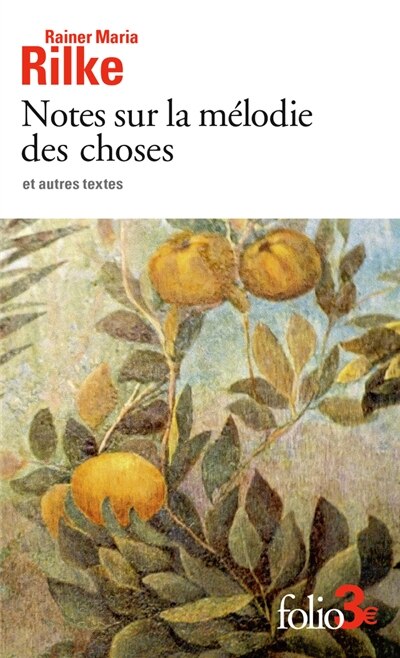 Couverture_Notes sur la mélodie des choses : et autres textes