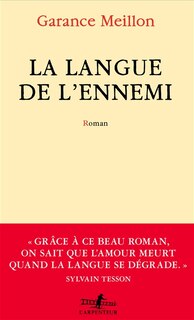 Couverture_La langue de l'ennemi