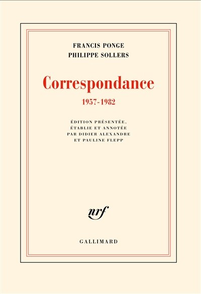 Front cover_Correspondance