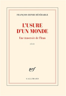 Front cover_L' usure d'un monde