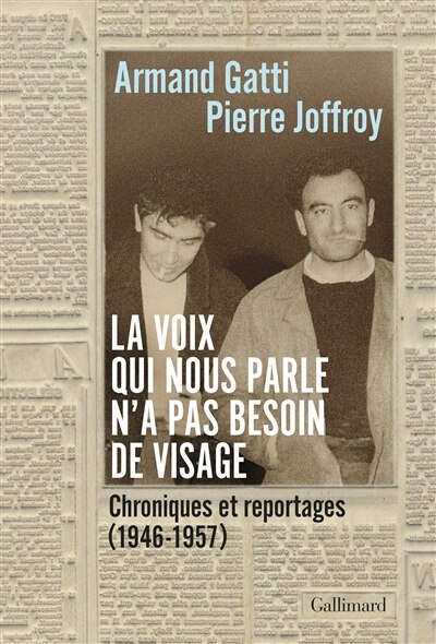 Front cover_La voix qui nous parle n'a pas besoin de visage
