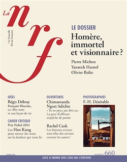 Front cover_Nouvelle revue française, n°660. Homère, immortel et visionnaire ?