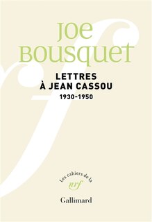 Couverture_Lettres à Jean Cassou (1930-1950)