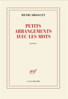 Front cover_Petits arrangements avec les mots : poèmes