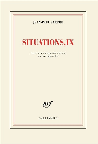 Couverture_Situations, Vol. 9. Janvier 1970-juillet 1975