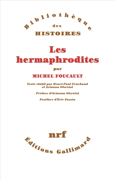 Front cover_Histoire des hermaphrodites
