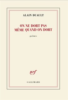 Front cover_On ne dort pas même quand on dort