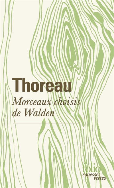 Front cover_Morceaux choisis de Walden