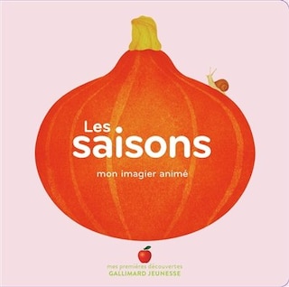 Couverture_Les saisons : mon imagier anim&eacute;