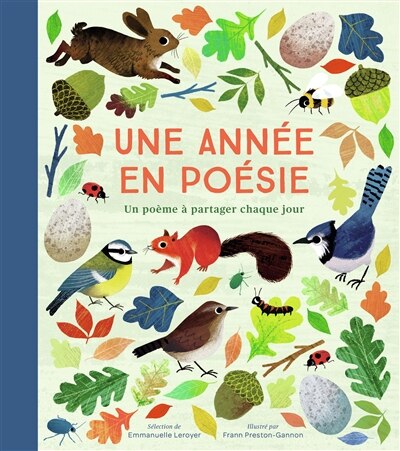 Front cover_Une année en poésie : un poème à partager chaque jour