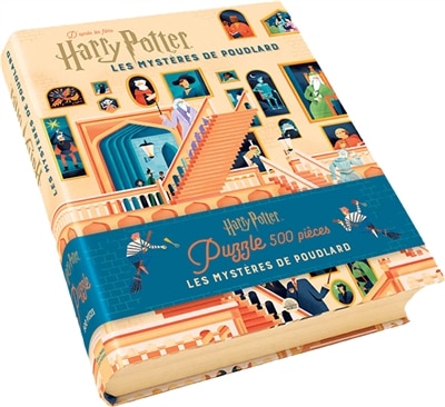 Couverture_HARRY POTTER, LES MYSTERES DE POUDLARD - LIVRE ET PUZZLE