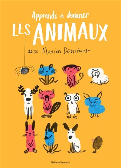 Couverture_APPRENDS À DESSINER LES ANIMAUX AVEC MARION DEUCHARS