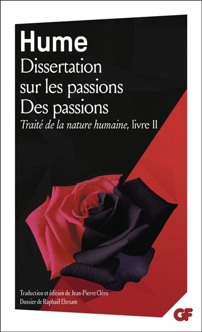 Front cover_Dissertation sur les passions ; Des passions