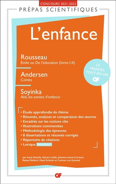 Front cover_L' enfance
