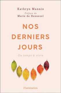 Front cover_Nos derniers jours : un temps à vivre