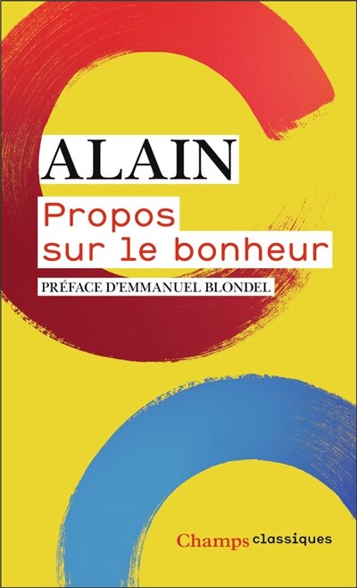 Front cover_Propos sur le bonheur